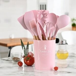 12pcs Silicone Cookware Spoon Set